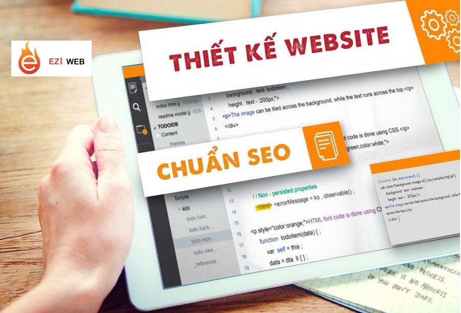 Thiết kế website chuẩn SEO free trọn đời trên Eziweb