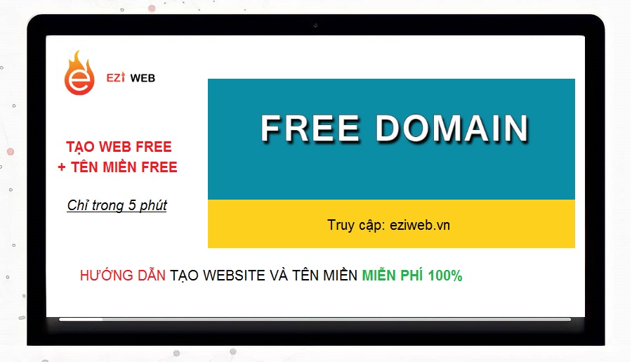 Hướng dẫn tạo website và đăng ký tên miền miễn phí trên Eziweb