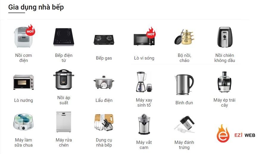 Tạo website bán đồ gia dụng trực tuyến giúp bạn kinh doanh tốt hơn
