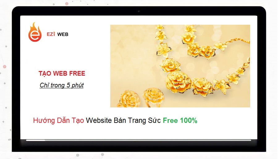 Hướng dẫn tạo website trang sức miễn phí đơn giản