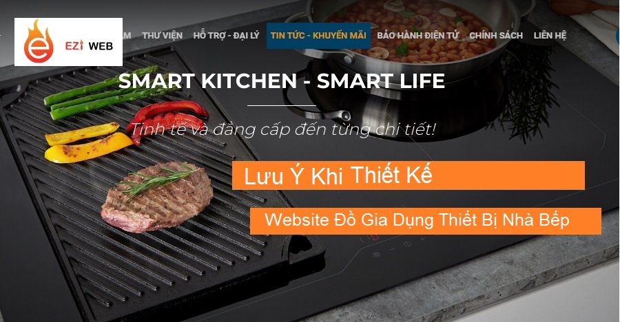 Nắm vững nguyên tắc thiết kế web đồ gia dụng