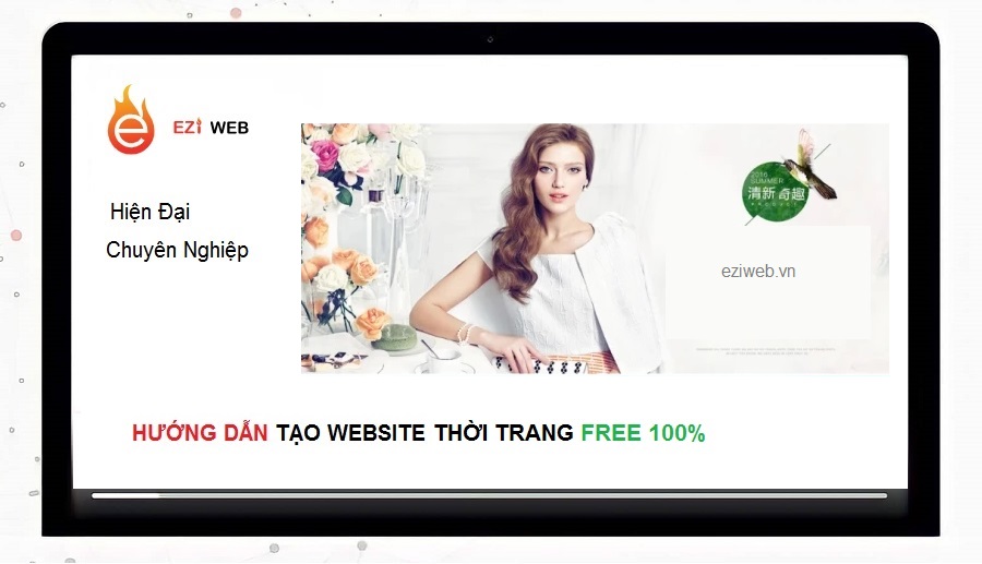Hướng dẫn tạo web thời trang miễn phí trên Eziweb