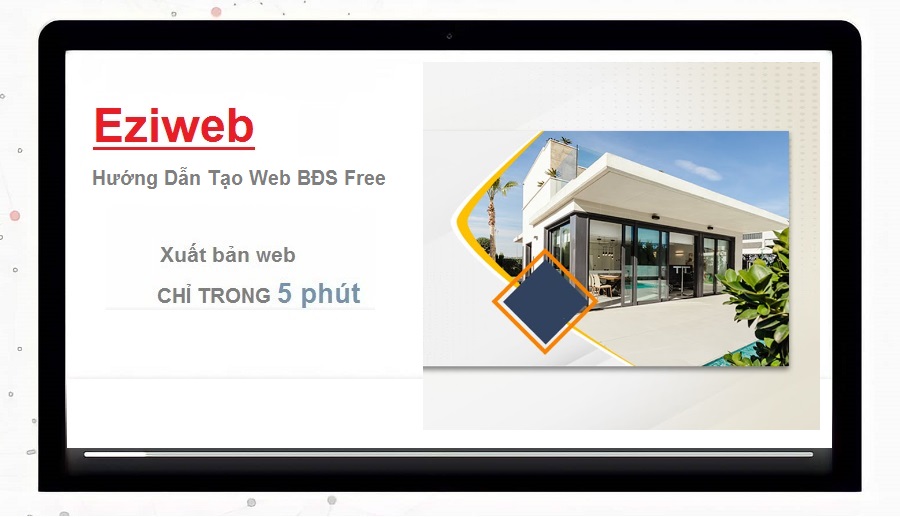 Hướng dẫn tạo website BĐS free trong 5 phút trên Eizweb