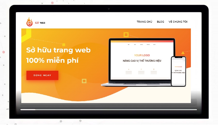 Eziweb - Nền tảng thiết kế website miễn phí dành cho bạn