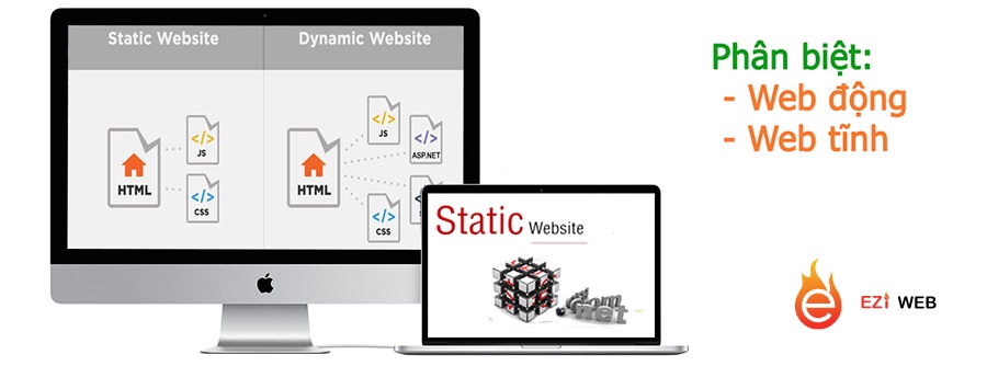 Phân biệt website động và website tĩnh