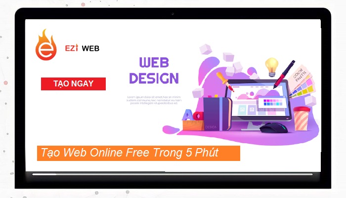 Tạo website free 100% chỉ trong 5 phút