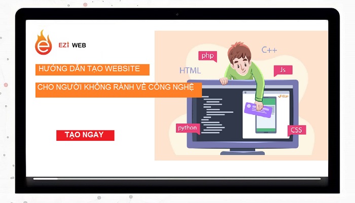 Hướng dẫn tạo web free cho người không rành về công nghệ