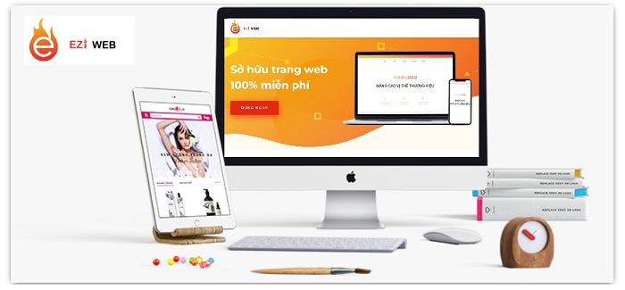 Hướng dẫn tạo một trang web bán hàng online miễn phí tại Eziweb