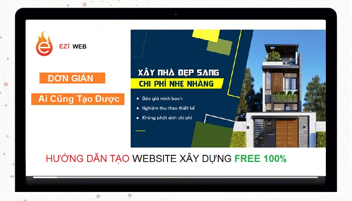 Hướng dẫn tạo website lĩnh vực xây dựng free nhanh chóng
